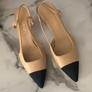 Chanel Pointy Slingbacks
